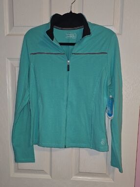 be inspired Teal Full-Zip Utility Jacket
